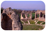 Helvia Recina - Scavi anfiteatro romano - Recina Hotel - Montecassiano (Macerata - MC - Marche)