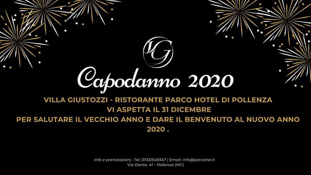 Cenone di San Silvestro - Veglione di Capodanno a Villa Giustozzi di Pollenza (Macerata - MC)